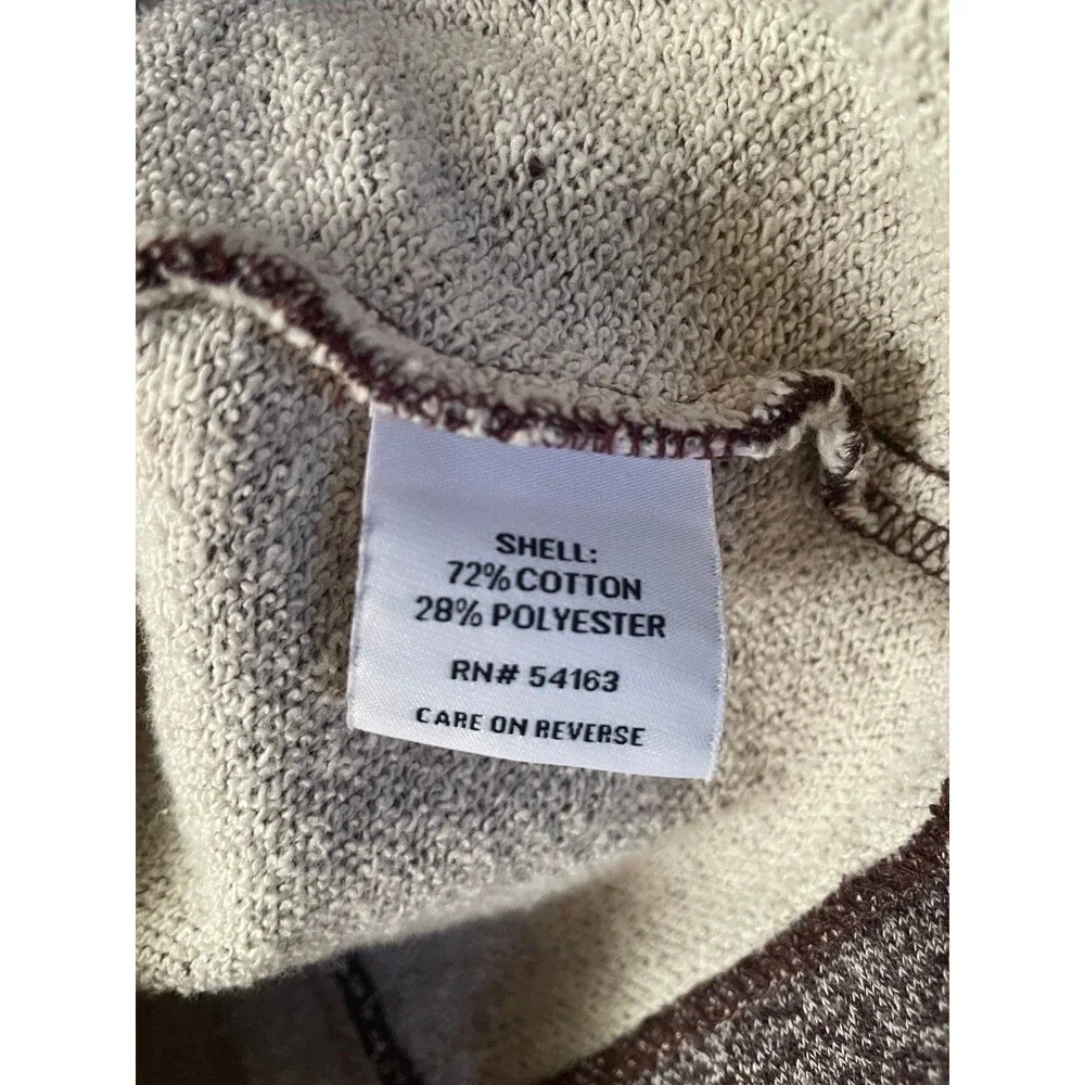 Tommy Hilfiger Brown Marled French Terry Blazer Size S GUC